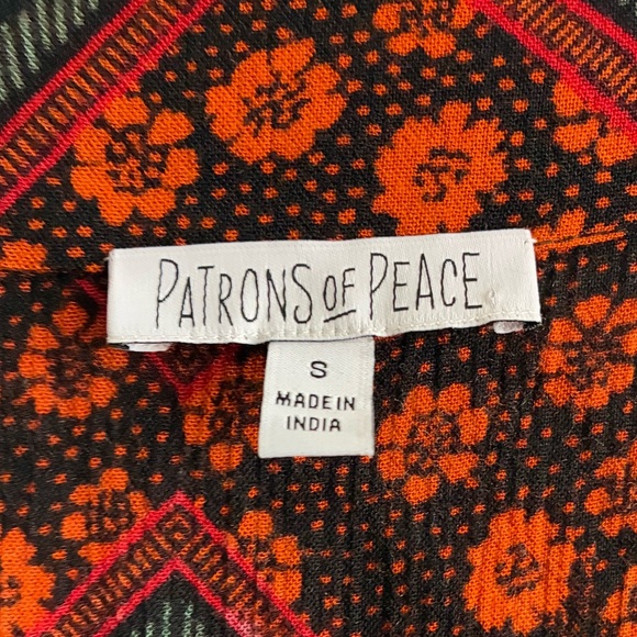 Patrons of Peace Bohemian Multicolor Floral Playsuit Romper S - Picture 9 of 13